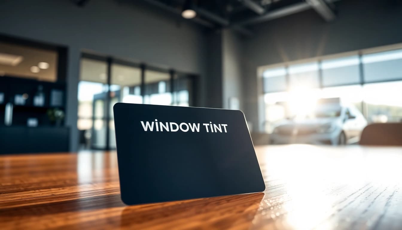 Redeem your window tint gift card for premium tinting services in Chattanooga.