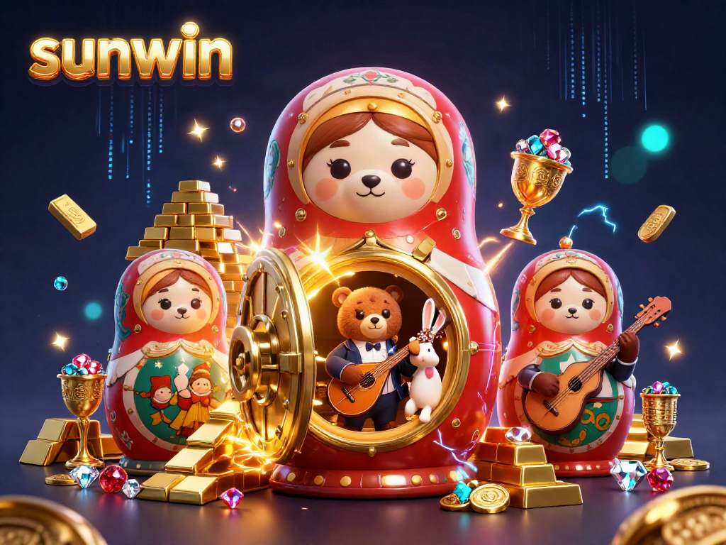 Players experience excitement with sunwin's engaging game atmosphere, featuring gold and vibrant visuals.
