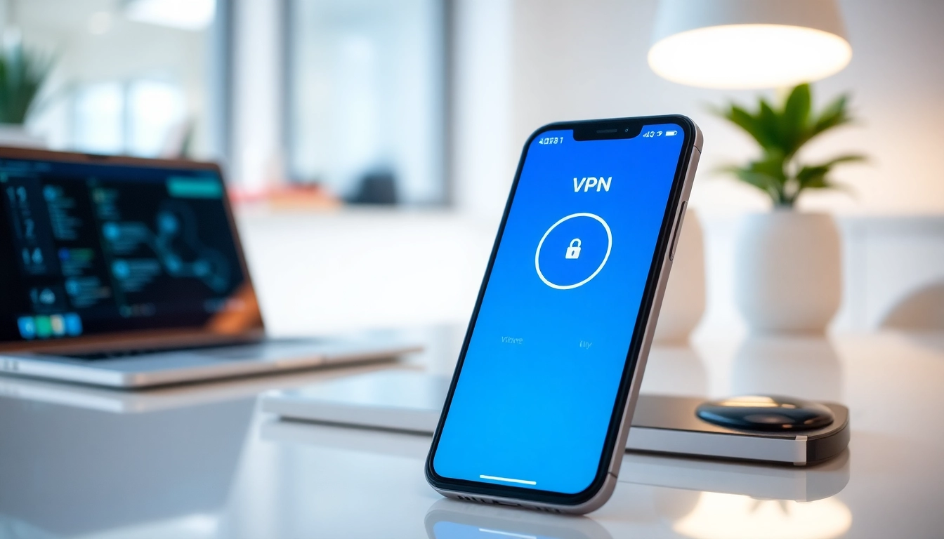 快连下载 interface displayed on a smartphone, emphasizing global connectivity and security features.